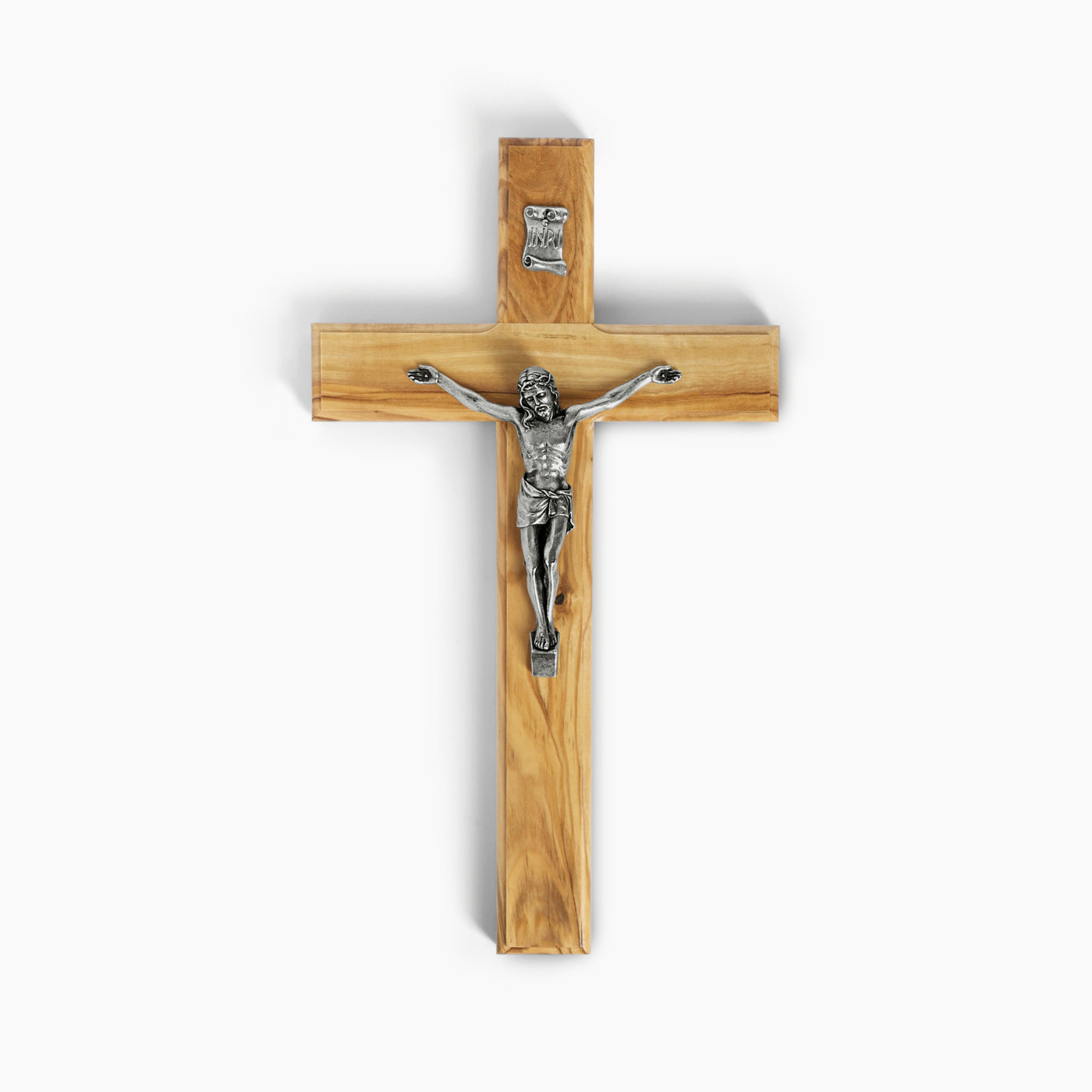 Wooden Wall Cross with Jesus Crucifix,Olive Wood Cross,Catholic Gift,Home Decor